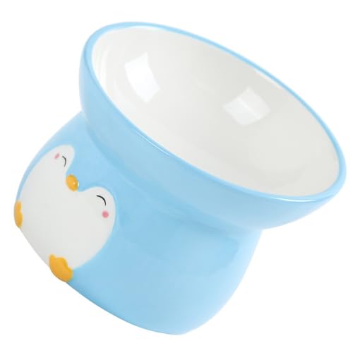 BUGUUYO Ergonomischer Katzenfutternapf Pinguin Hoher Napf Erhöhter Futternapf Aus Edelstahl Auslaufsicher Für Katzenfutter Und Wasser BUGUUYO Ergonomischer Katzenfutternapf Pinguin Hoher Napf Erhöhter Futternapf Aus Edelstahl Auslaufsicher Für Katzenfutter Und Wasser von BUGUUYO