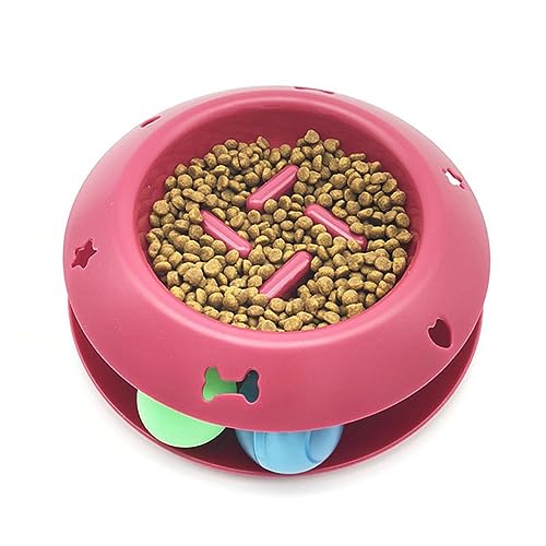 BUGUUYO Slow Food Futternapf für Katzen Katzen-Slow-Feeder rollender und Sound Futternapf für Haustiere zufällige Farbe BUGUUYO Slow Food Futternapf für Katzen Katzen-Slow-Feeder rollender und Sound Futternapf für Haustiere zufällige Farbe von BUGUUYO