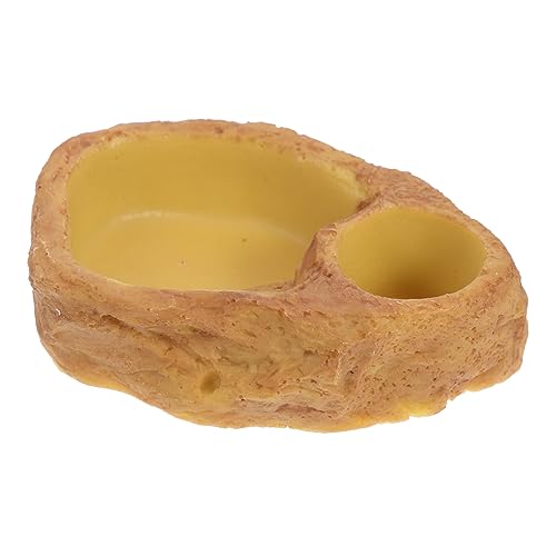 BUGUUYO Lizard Feeding Basin Naturgetäuschte Futter Und Wasserschale Für Reptilien Für Terrarien Hochwertige Bauweise Sicher Und Bequem Für Eidechsen Schildkröten Und Mehr BUGUUYO Lizard Feeding Basin Naturgetäuschte Futter Und Wasserschale Für Reptilien Für Terrarien Hochwertige Bauweise Sicher Und Bequem Für Eidechsen Schildkröten Und Mehr von BUGUUYO