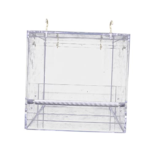 BUGUUYO Vogelhäuschen aus Acrylglas mit Fenster groß mit Behälter herausnehmbarem Tablett zum einfachen Nachfüllen Saugnapf Attraktion für Wildvögel für Naturliebhaber BUGUUYO Vogelhäuschen aus Acrylglas mit Fenster groß mit Behälter herausnehmbarem Tablett zum einfachen Nachfüllen Saugnapf Attraktion für Wildvögel für Naturliebhaber von BUGUUYO