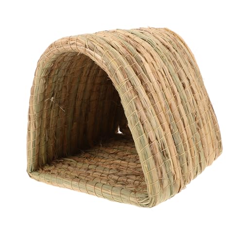 BUGUUYO Grasnest Für Haustiere Aber Hasenhöhle Kaninchenversteck Hasenhaus Bunny -Tunnel Rennmaus Haus Hamsternestbett Kleines Haustiernest Kaninchen -versteck Bunny Cage Accessoires von BUGUUYO