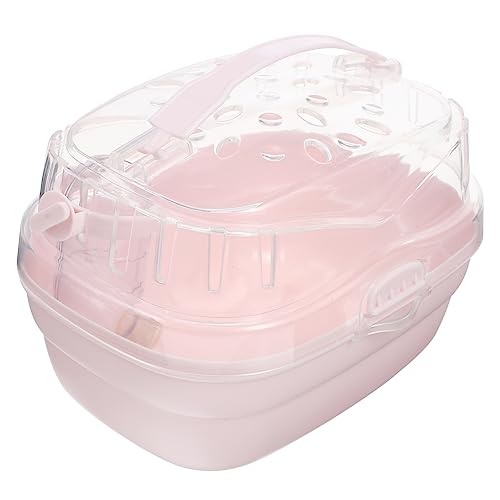 BUGUUYO Hamster Transportbox Tragbare Hamster Box Für Kleine Tiere Atmungsaktiv Für Reisen Camping Und Ausflüge Mäuse Und Frettchen BUGUUYO Hamster Transportbox Tragbare Hamster Box Für Kleine Tiere Atmungsaktiv Für Reisen Camping Und Ausflüge Mäuse Und Frettchen von BUGUUYO