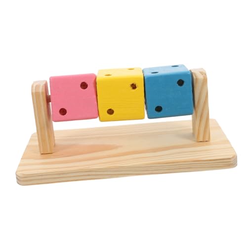 BUGUUYO Spielzeug Aus Holz Für Hamster Kaninchen Und Kleintiere Zum Kauen Und Spielen Naturmaterialien Für Zahngesundheit Und Geistige Anregung von BUGUUYO