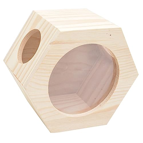 BUGUUYO Hamsterhaus Aus Holz Für Kleine Haustiere Mit Mehrere Zimmern Und Spielzeug Zum Klettern Und Kaufen Hamster Und Chinchillas BUGUUYO Hamsterhaus Aus Holz Für Kleine Haustiere Mit Mehrere Zimmern Und Spielzeug Zum Klettern Und Kaufen Hamster Und Chinchillas von BUGUUYO