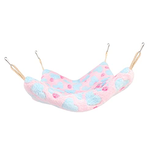 BUGUUYO Hängematte Für Kleintiere Waschbare Und Bequeme Bett Für Hamster Chinchillas Und Meerschweinchen Verstecken Und Entspannen Im Käfig Liebe BUGUUYO Hängematte Für Kleintiere Waschbare Und Bequeme Bett Für Hamster Chinchillas Und Meerschweinchen Verstecken Und Entspannen Im Käfig Liebe von BUGUUYO
