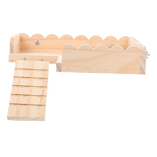 BUGUUYO Holz Hamster Springen Deck Große Plattform Spielzeug Leiter Übung Spaß Meerschweinchen Hamster Spielzeug BUGUUYO Holz Hamster Springen Deck Große Plattform Spielzeug Leiter Übung Spaß Meerschweinchen Hamster Spielzeug von BUGUUYO