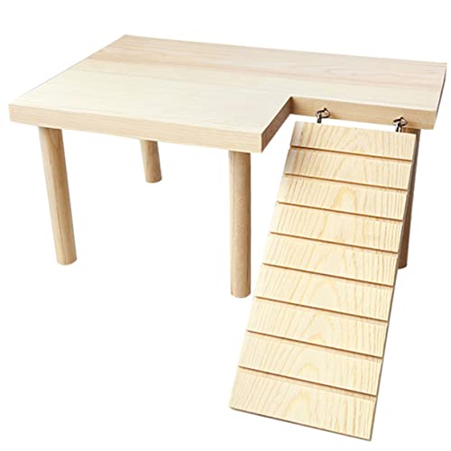 BUGUUYO Hamster Holzplattform Mit Leiter Chinchillakäfig Rattenkäfig Großer Hamsterkäfig Hamstersand Spielzeug Für Haustiere Hamster Verstecken Spielzeuge Kaninchenkäfig Hölzern Natürlich BUGUUYO Hamster Holzplattform Mit Leiter Chinchillakäfig Rattenkäfig Großer Hamsterkäfig Hamstersand Spielzeug Für Haustiere Hamster Verstecken Spielzeuge Kaninchenkäfig Hölzern Natürlich von BUGUUYO