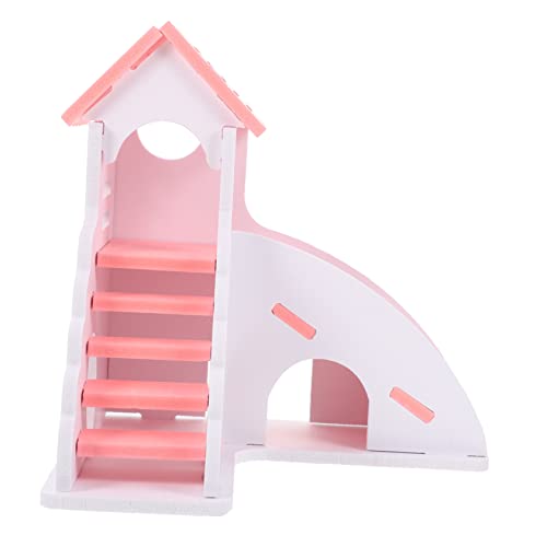 BUGUUYO PVC-Material Hamster Nest Hideout Leiter Spielzeug Meerschweinchen Hideout Burg Hideout von BUGUUYO