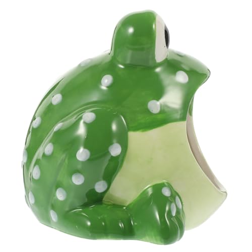 BUGUUYO Sommer Haus Für Kleintiere Kühlendes Keramik Versteck Für Hamster Und Meerschweinchen Für Schlaf Und Spiel Für Drinnen Geeignet Grün BUGUUYO Sommer Haus Für Kleintiere Kühlendes Keramik Versteck Für Hamster Und Meerschweinchen Für Schlaf Und Spiel Für Drinnen Geeignet Grün von BUGUUYO