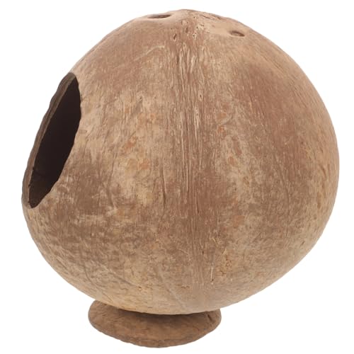 BUGUUYO Kokosnussschale Für Hamster Als Versteckhütte Spielplatz Und Ruhezimmer Natürliches Material Sicher Und Robust Für Kleintiere Kleines Hamsterhaus Aus Kokosnuss Für Käfige Versteck BUGUUYO Kokosnussschale Für Hamster Als Versteckhütte Spielplatz Und Ruhezimmer Natürliches Material Sicher Und Robust Für Kleintiere Kleines Hamsterhaus Aus Kokosnuss Für Käfige Versteck von BUGUUYO