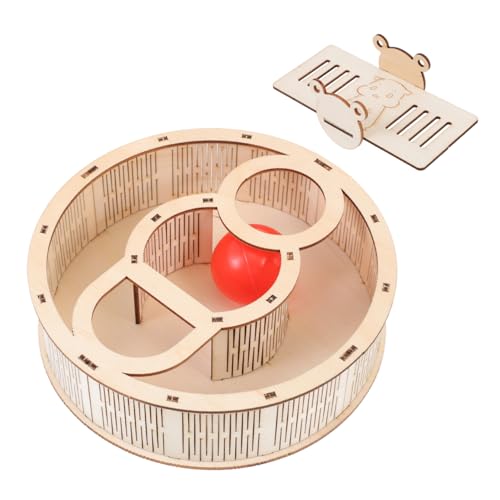 BUGUUYO Holz-hamsterlabyrinth-Spielzeug Kreatives Maze Für Hamster Tunnel Und Plattform Für Kleine Haustiere Fördert Bewegung Und Entspannung Geeignet Für Zwerghamster Und Mäuse BUGUUYO Holz-hamsterlabyrinth-Spielzeug Kreatives Maze Für Hamster Tunnel Und Plattform Für Kleine Haustiere Fördert Bewegung Und Entspannung Geeignet Für Zwerghamster Und Mäuse von BUGUUYO