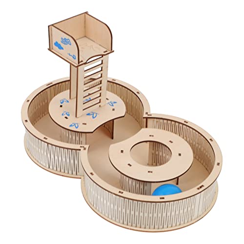 BUGUUYO Holz Hamster Labyrinth Spielzeug Für Kleintiere Mit Tunnel Zum Spielen Beweglichkeit Schutz Vor Kratzern von BUGUUYO
