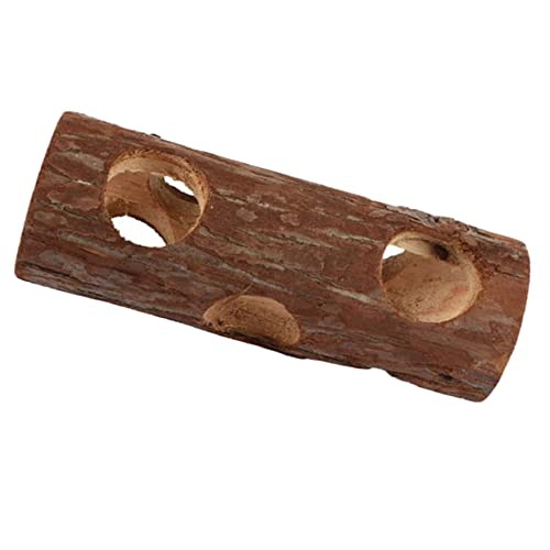 BUGUUYO Rohrspielzeug aus Massivholz Hamsterspielzeug Röhren an den Seiten Hamsterstamm Versteck für Meerschweinchen sicheres bissfestes Haustierspielzeug und langlebig BUGUUYO Rohrspielzeug aus Massivholz Hamsterspielzeug Röhren an den Seiten Hamsterstamm Versteck für Meerschweinchen sicheres bissfestes Haustierspielzeug und langlebig von BUGUUYO