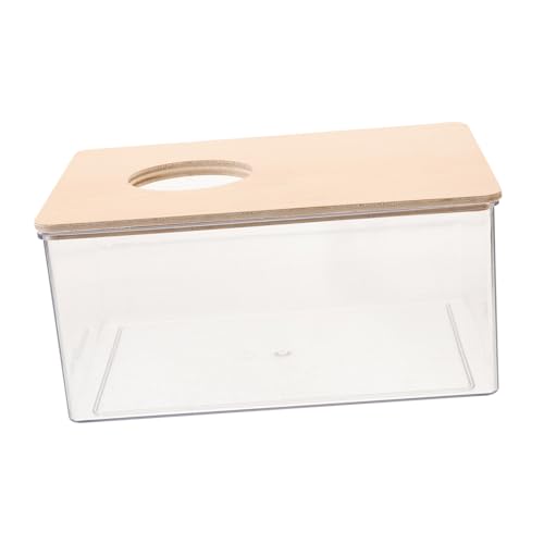 BUGUUYO Große Hamster-sandbadebox Meerschweinchen-duschraum-zubehör Einfacher Haustier-badebehälter von BUGUUYO