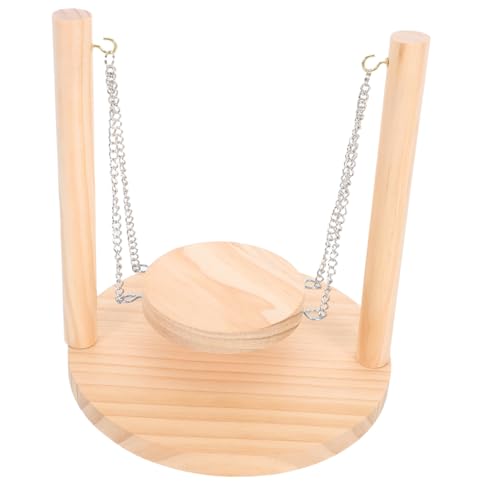 BUGUUYO Holz Hängematte Für Kleintiere Hamster Kletterspielzeug Dekoratives Haustier Zubehör Schaukel Für Hamster Einfach Zu Montieren Heimtierbedarf BUGUUYO Holz Hängematte Für Kleintiere Hamster Kletterspielzeug Dekoratives Haustier Zubehör Schaukel Für Hamster Einfach Zu Montieren Heimtierbedarf von BUGUUYO