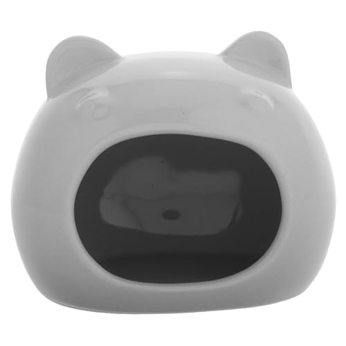 BUGUUYO Cute Ceramic Hamster House Gemütliches Hamsterversteck Für Kleine Tiere Für Chinchillas Und Zwerghamster Sicheres Und Ansprechendes Habitat Große Graue Keramik-Nest Für BUGUUYO Cute Ceramic Hamster House Gemütliches Hamsterversteck Für Kleine Tiere Für Chinchillas Und Zwerghamster Sicheres Und Ansprechendes Habitat Große Graue Keramik-Nest Für von BUGUUYO
