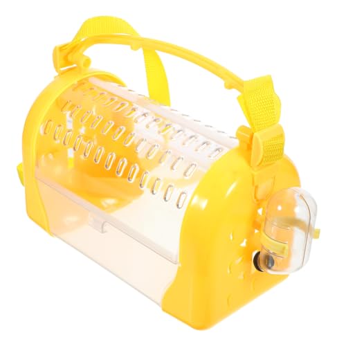 BUGUUYO Hamster-Tragetasche Kompakter Robuster Tragbarer Käfig Für Mäuse Und Hamster Mit Futter- Und Wassernapf von BUGUUYO