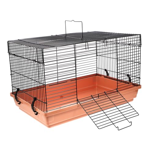BUGUUYO Hamsterkäfig für Reisen Tragbar aus Robustem Eisendraht mit Bewegungsfreiheit für Kleintiere für Hamster und Rennmäuse Kompakt Transportieren BUGUUYO Hamsterkäfig für Reisen Tragbar aus Robustem Eisendraht mit Bewegungsfreiheit für Kleintiere für Hamster und Rennmäuse Kompakt Transportieren von BUGUUYO