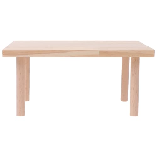 BUGUUYO Hamsterplattform Kletterspielzeug Hamsterplattform Aus Holz Hamsterständer Sitzstange Hamsterkäfigständer Plattformbrett Für Hamster Meerschweinchenkäfigzubehör Holzspielzeug von BUGUUYO