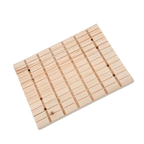 BUGUUYO Kratzteller Für Hamster Holz Kratzbrett Mit Rillen Für Krallenpflege Für Kleintiere Wie Hamster Meerschweinchen Und Kaninchen Sicheres Spielen Und BUGUUYO Kratzteller Für Hamster Holz Kratzbrett Mit Rillen Für Krallenpflege Für Kleintiere Wie Hamster Meerschweinchen Und Kaninchen Sicheres Spielen Und von BUGUUYO