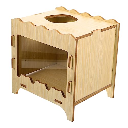 BUGUUYO Hamsterversteck Kauspielzeug Für Hamster Meerschweinchen-schlafhaus Hamster-übungsspielzeug Kreatives Hamsterhaus Labyrinth Hamsterversteck Sportspielzeug Hamsternest Hölzern BUGUUYO Hamsterversteck Kauspielzeug Für Hamster Meerschweinchen-schlafhaus Hamster-übungsspielzeug Kreatives Hamsterhaus Labyrinth Hamsterversteck Sportspielzeug Hamsternest Hölzern von BUGUUYO