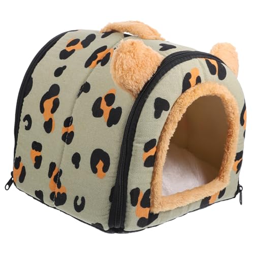 BUGUUYO Chinchilla Hamster Nest Versteck Warmes Nest Für Haustier Komfortable Hütte BUGUUYO Chinchilla Hamster Nest Versteck Warmes Nest Für Haustier Komfortable Hütte von BUGUUYO