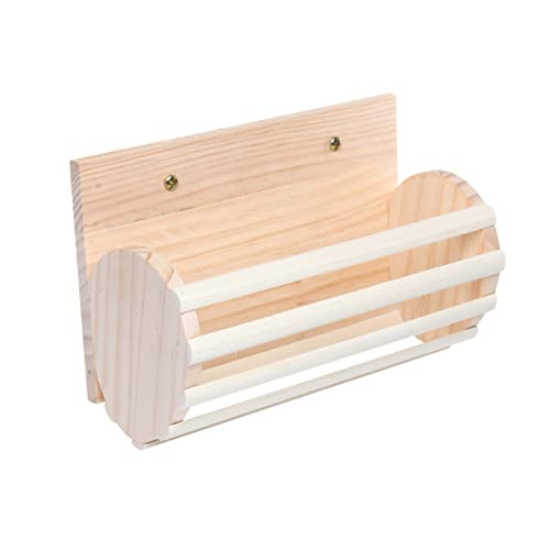 BUGUUYO Sichere Heuraufe für Kaninchen Meerschweinchen Futterständer aus Holz für Kleintiere Kaninchen-Gras-Raufe Heuspender BUGUUYO Sichere Heuraufe für Kaninchen Meerschweinchen Futterständer aus Holz für Kleintiere Kaninchen-Gras-Raufe Heuspender von BUGUUYO