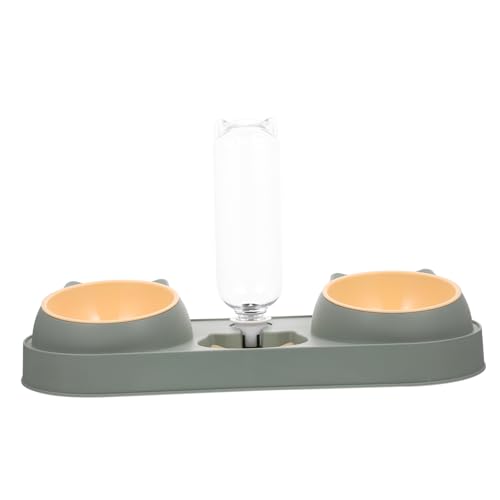 BUGUUYO Haustier Doppelnapf Futternapf Hundebrunnen Futter- und Tränke für Katzen Hundefutterhalter Katzennapf pet Feeder pet Supplies katzenfutter Tierfutterbehälter Wasserbehälter Green BUGUUYO Haustier Doppelnapf Futternapf Hundebrunnen Futter- und Tränke für Katzen Hundefutterhalter Katzennapf pet Feeder pet Supplies katzenfutter Tierfutterbehälter Wasserbehälter Green von BUGUUYO