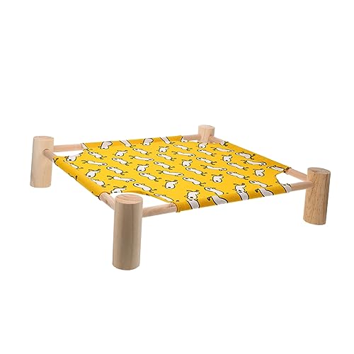 BUGUUYO Elegantes Katzen-/hundebett Abnehmbares Waschbares Haustier-hängematten-haustierbett Erhöhtes Bett Für Hunde Überdachtes Katzenbett BUGUUYO Elegantes Katzen-/hundebett Abnehmbares Waschbares Haustier-hängematten-haustierbett Erhöhtes Bett Für Hunde Überdachtes Katzenbett von BUGUUYO