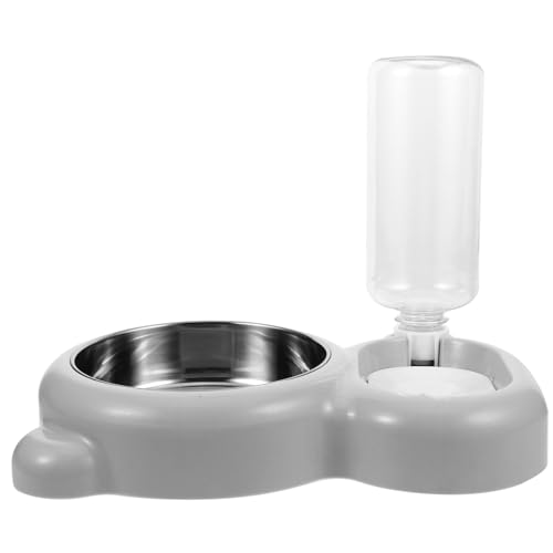 BUGUUYO Multi-funktionaler Haustierfutterautomat Mit Automatischem Wasserspender Graue -schüssel Für Katzen Und Hunde Für Vielbeschäftigte Tierhalter BUGUUYO Multi-funktionaler Haustierfutterautomat Mit Automatischem Wasserspender Graue -schüssel Für Katzen Und Hunde Für Vielbeschäftigte Tierhalter von BUGUUYO