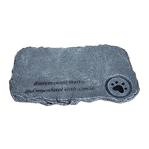 BUGUUYO Gedenkstein Für Haustiere Grabstein Für Hunde Und Katzen Kunstharz Dekoration Für Den Außenbereich Klein Kompakt von BUGUUYO