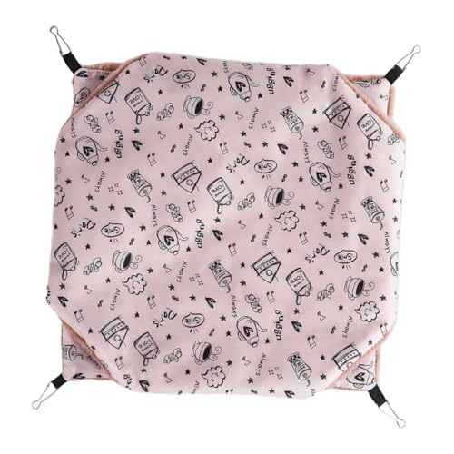 BUGUUYO Meerschweinchenbett Chinchilla-hängemattenzelt Haustierwiege Warmes Plüsch-Hamster-hängezeltbett Doppellagiges Nest Schaukel Und Tunnel 20 X 20 cm BUGUUYO Meerschweinchenbett Chinchilla-hängemattenzelt Haustierwiege Warmes Plüsch-Hamster-hängezeltbett Doppellagiges Nest Schaukel Und Tunnel 20 X 20 cm von BUGUUYO