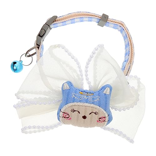 BUGUUYO Katzenhalsband Entzückende Dekorative Fliege Polyester Kätzchen-Accessoire für Den Täglichen Gebrauch und Veranstaltungen von BUGUUYO