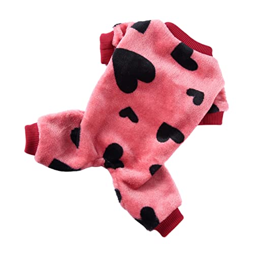 BUGUUYO Haustier-Pyjama Welpe Plüsch-Overall für Haustiere Hundeshampoo Hundekleidung Hundehemden hundewintermantel hundemantel Dog Coat Haustierbedarf warmes Haustierkostüm Polyester Rosa BUGUUYO Haustier-Pyjama Welpe Plüsch-Overall für Haustiere Hundeshampoo Hundekleidung Hundehemden hundewintermantel hundemantel Dog Coat Haustierbedarf warmes Haustierkostüm Polyester Rosa von BUGUUYO