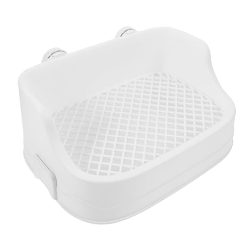 BUGUUYO Bunny Toilet Box Für Kleintiere wasserdichte Wiederverwendbare Hamster-Toilette Mit Niedrigem Eingang Für Kaninchen Und Meerschweinchen Stilvolles Weißes Design Für Ihr Zuhause BUGUUYO Bunny Toilet Box Für Kleintiere wasserdichte Wiederverwendbare Hamster-Toilette Mit Niedrigem Eingang Für Kaninchen Und Meerschweinchen Stilvolles Weißes Design Für Ihr Zuhause von BUGUUYO