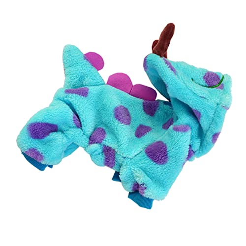 BUGUUYO Verwandlungskostüm Für Haustiere Hundemantel Für Kaltes Wetter Haustier Warme Outfits Geschmeidige Haustierkleidung Hunde-plüsch-Hoodies Korallenvlies Halloween Thermische Kleidung von BUGUUYO
