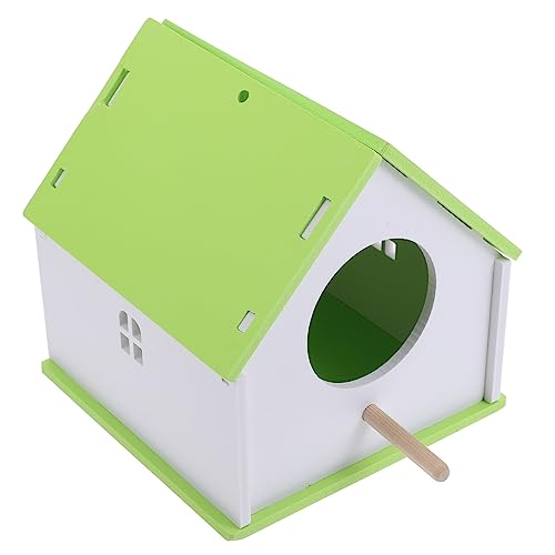 BUGUUYO Haustier Vogel Käfig Nest Papagei Feeder Nest Box Vogelhaus PVC Kompakte Stilvolle Nesting Lebensraum von BUGUUYO
