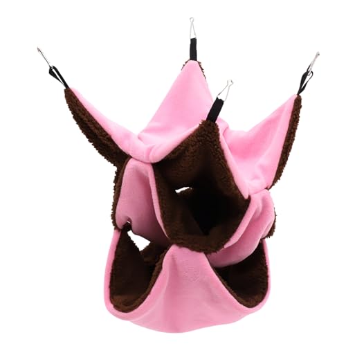 BUGUUYO Dreischichtige Haustier-hängematte Warmes Meerschweinchenbett Chinchilla Bequemes Nest BUGUUYO Dreischichtige Haustier-hängematte Warmes Meerschweinchenbett Chinchilla Bequemes Nest von BUGUUYO