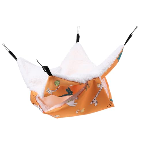 BUGUUYO Chinchilla Hängematte Für Kleintiere Hamster Bett Aus Baumwollmaterial Bequeme Meerschweinchen Hängematte Für Käfig Warme Ruhebett Für Haustiere BUGUUYO Chinchilla Hängematte Für Kleintiere Hamster Bett Aus Baumwollmaterial Bequeme Meerschweinchen Hängematte Für Käfig Warme Ruhebett Für Haustiere von BUGUUYO