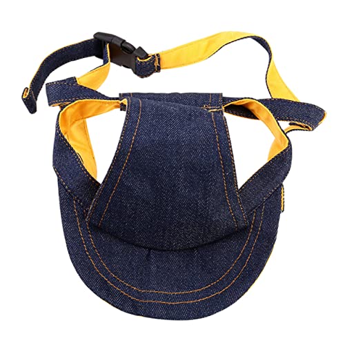 BUGUUYO Haustier-baseballmütze Hund Sonne Kappe Hund Welpen Pads Unzerstörbares Hundespielzeug Pfoten Lecken Balsam Baseballkostü Für Hunde Hundepfotenreiniger Navy Denim BUGUUYO Haustier-baseballmütze Hund Sonne Kappe Hund Welpen Pads Unzerstörbares Hundespielzeug Pfoten Lecken Balsam Baseballkostü Für Hunde Hundepfotenreiniger Navy Denim von BUGUUYO