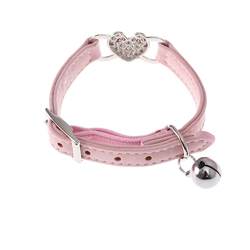 BUGUUYO Modisches Haustierhalsband Mit Herz-Design Für Hunde Und Katzen Strass Verstellbare Größe Samtmaterial BUGUUYO Modisches Haustierhalsband Mit Herz-Design Für Hunde Und Katzen Strass Verstellbare Größe Samtmaterial von BUGUUYO