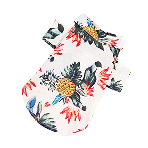 BUGUUYO Pet Shirt Für Hunde Atemberaumende Für Sommer Niedliches Hundeshirt Weiß Für Alltag Schlaf Und von BUGUUYO