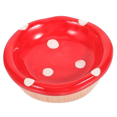BUGUUYO Keramik Futternapf für Hamster Niedlicher Rutschfester Napf für Kleintiere Langlebig und Leicht zu Reinigen für Hamster Meerschweinchen und Chinchillas von BUGUUYO