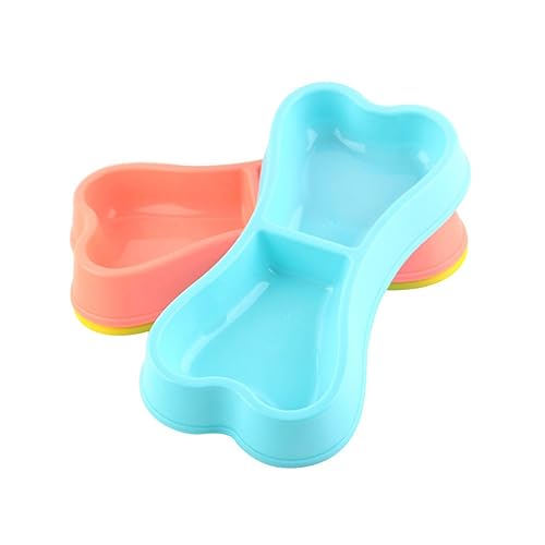 BUGUUYO Hundefutter- Und Wassernapf-Set Doppelnapf-Design Sicherer Futternapf Aus Kunststoff Für Katzen Und Hunde Nicht Leicht Zu Reinigen Grün BUGUUYO Hundefutter- Und Wassernapf-Set Doppelnapf-Design Sicherer Futternapf Aus Kunststoff Für Katzen Und Hunde Nicht Leicht Zu Reinigen Grün von BUGUUYO