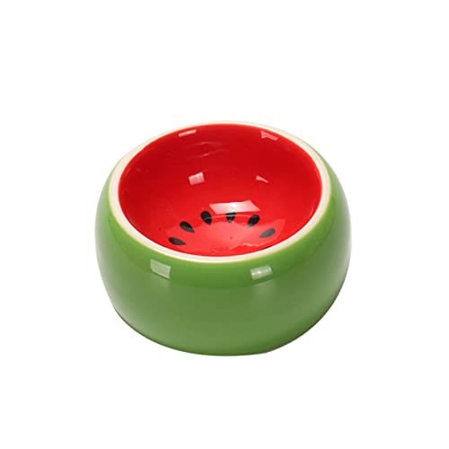 BUGUUYO Kerntyp Hamster Futternapf Keramisch Obst Design Leicht Zu Reinigen Für Kleine Haustiere Für Trockenfutter Und Snacks Zufälliger Stil von BUGUUYO