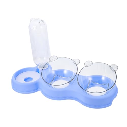 BUGUUYO Double Design Pet Feeder Abnehmbarer Wasserspender Für Hunde Und Katzen Anti- -futterstation Praktisches Haustierzubehör Für Drinnen BUGUUYO Double Design Pet Feeder Abnehmbarer Wasserspender Für Hunde Und Katzen Anti- -futterstation Praktisches Haustierzubehör Für Drinnen von BUGUUYO