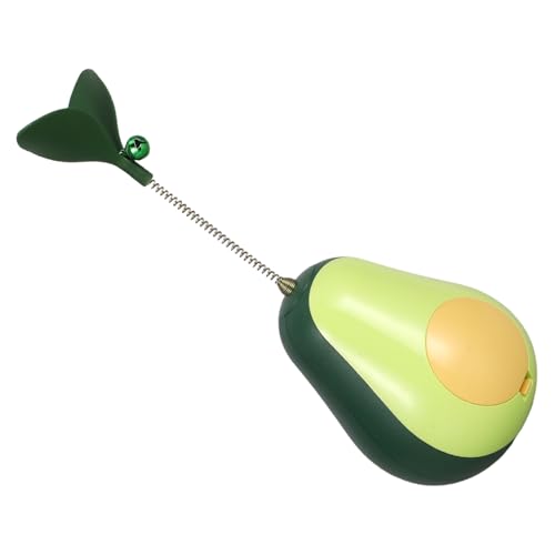 BUGUUYO Wackel-katzenfutterspender in Avocadoform Interaktives Snack-Spielzeug Mit Federstab Für Katzen Leckerli-Puzzle-futterspender Für Geistige Beschäftigung BUGUUYO Wackel-katzenfutterspender in Avocadoform Interaktives Snack-Spielzeug Mit Federstab Für Katzen Leckerli-Puzzle-futterspender Für Geistige Beschäftigung von BUGUUYO