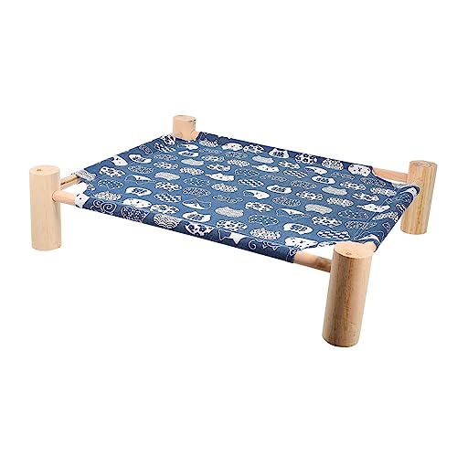 BUGUUYO Erhöhtes Katzenbett Mit Holzbeinen Gemütliches Nestbett Für Hauskatzen Und Hunde Atmungsaktives Hundebett BUGUUYO Erhöhtes Katzenbett Mit Holzbeinen Gemütliches Nestbett Für Hauskatzen Und Hunde Atmungsaktives Hundebett von BUGUUYO