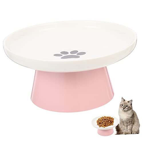 BUGUUYO Erhöhter Katzennapf Mit Nackenstütze Aus Keramik Rutschfester Futternapf Für Katzen Kätzchen Ergonomisches Design Für Bequemes Fressen Und Trinken Für Futter Und Wasser BUGUUYO Erhöhter Katzennapf Mit Nackenstütze Aus Keramik Rutschfester Futternapf Für Katzen Kätzchen Ergonomisches Design Für Bequemes Fressen Und Trinken Für Futter Und Wasser von BUGUUYO