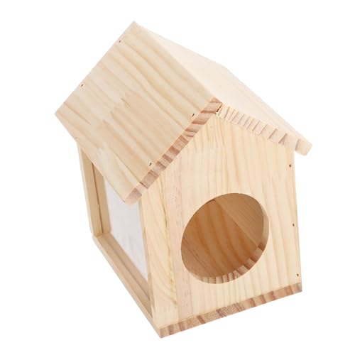 BUGUUYO Hölzernes Hamsterhaus Versteck Hütte Für Kleintiere Multifunktionale Futter- Und Wasserstation Tragbares Design BUGUUYO Hölzernes Hamsterhaus Versteck Hütte Für Kleintiere Multifunktionale Futter- Und Wasserstation Tragbares Design von BUGUUYO